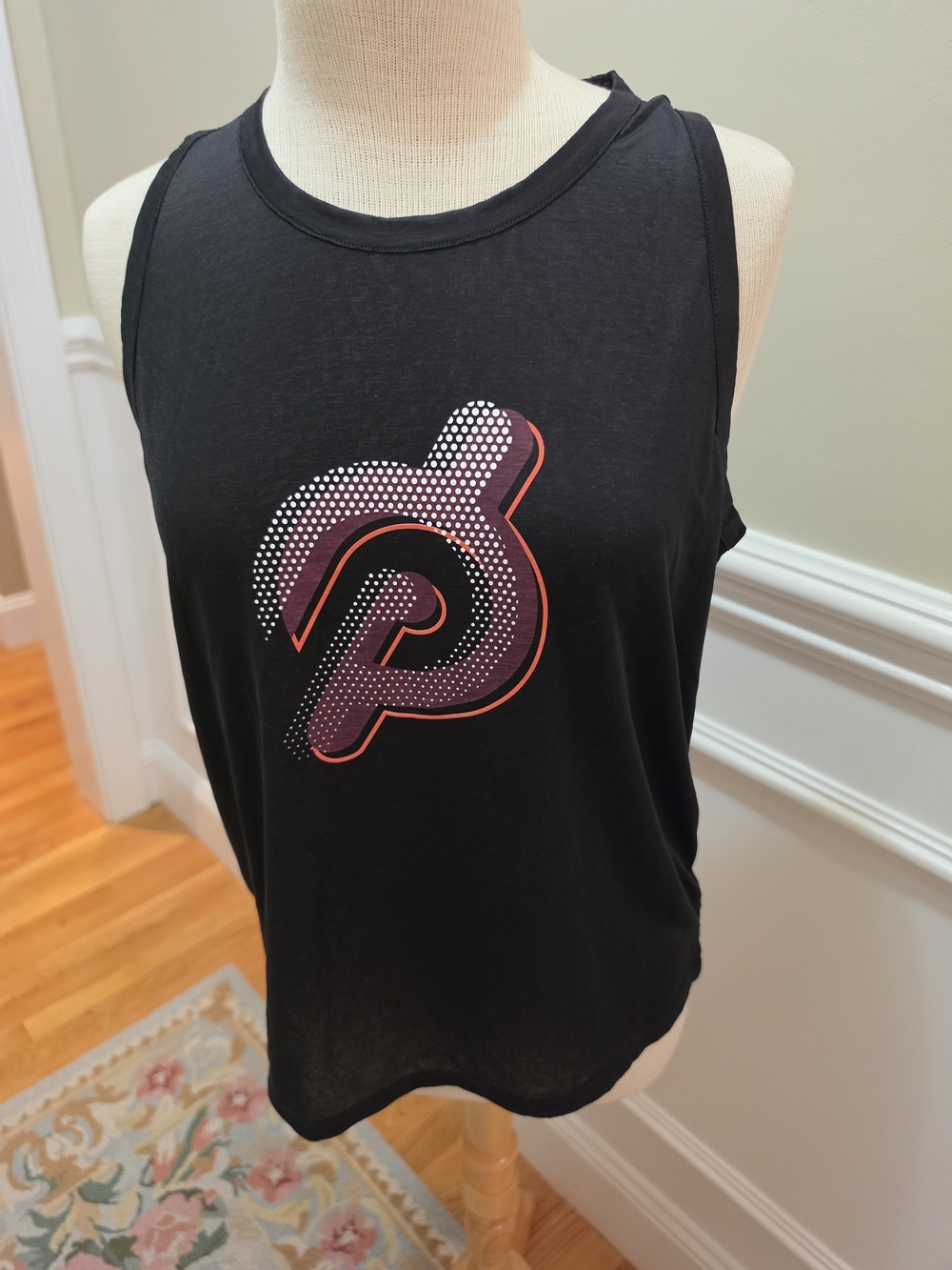 Peloton Black Tank Top with Logo